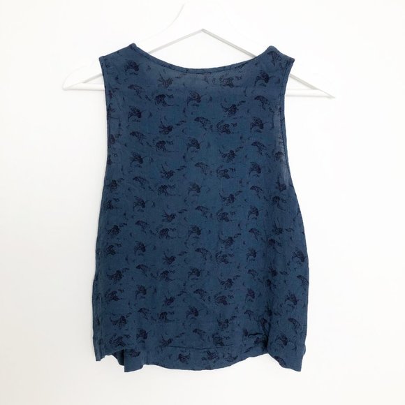 Free People Look Through Crinkle Keyhole Tank Top - Picture 6 of 8